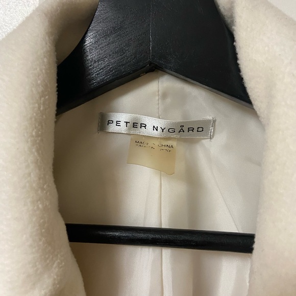 Peter Nygard | cream wool blazer - Picture 4 of 4